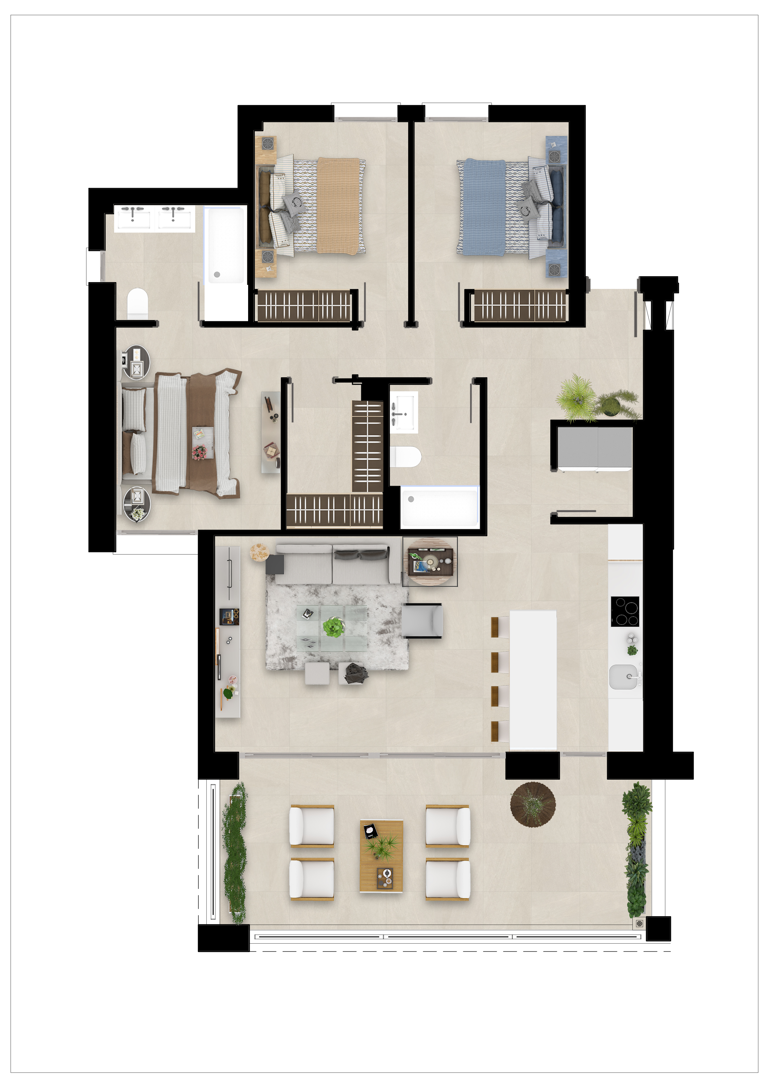 Apartamentua salgai in San Roque