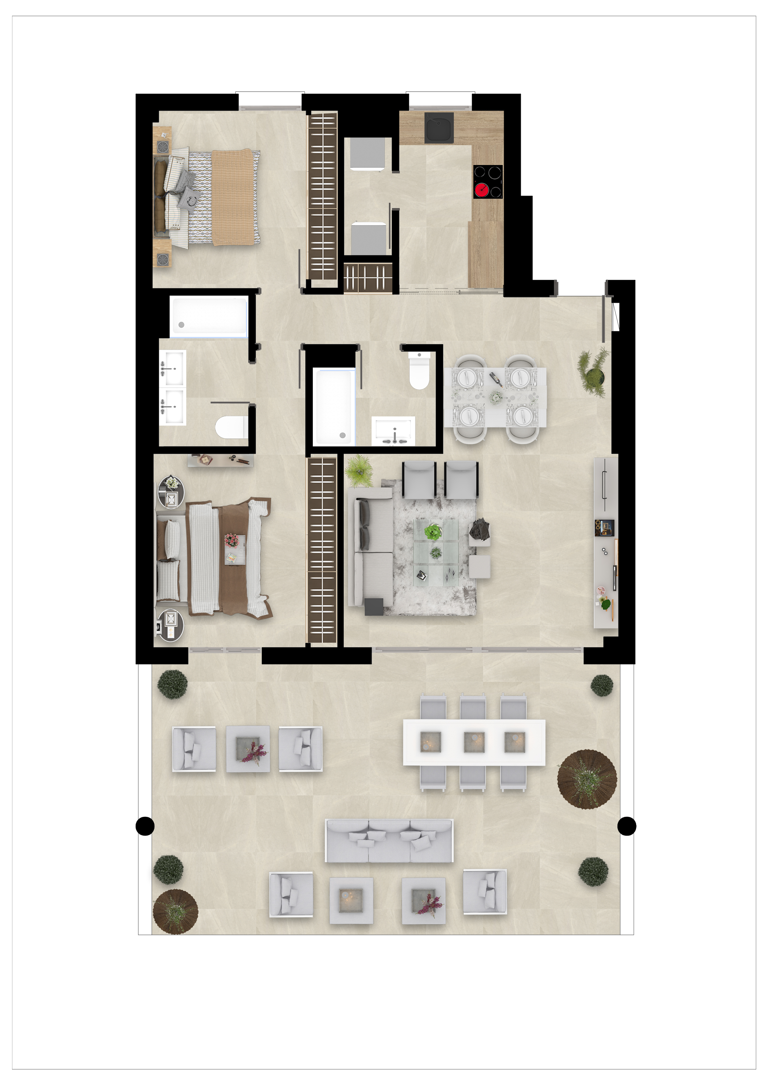 Apartamento en venta en Mijas Golf