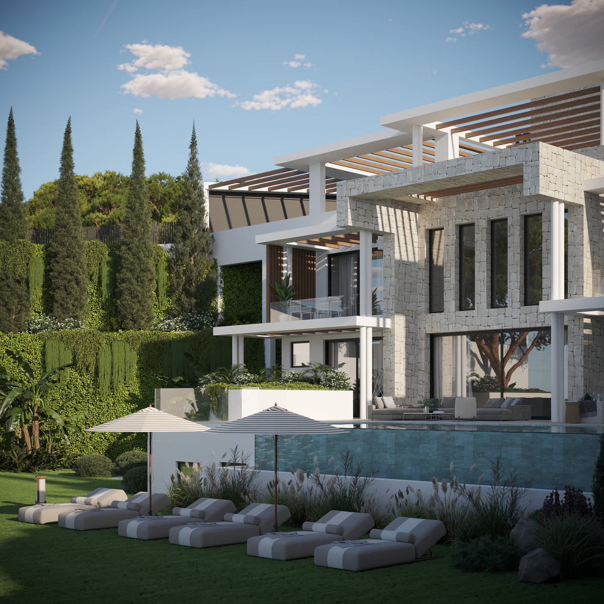 Villa en venta en Estepona